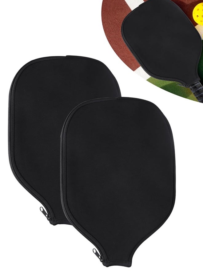 2PCS Neoprene Zipper Pickleball Racket Cover - Image 1