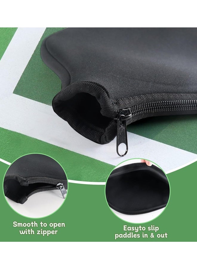 2PCS Neoprene Zipper Pickleball Racket Cover - Image 3