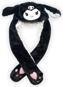 Okfis Design Plush Hat Playmate with Movable Ears and Lighted Cute Teddy Bear Figure  - Image 2