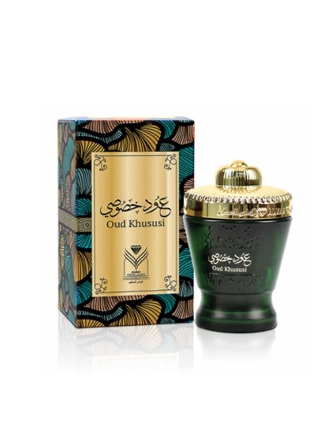 AL MAS ALMAS OUD KHUSUSI 50g Premium Arabian Oud Incense Luxury Bukhoor with Oud Sandalwood Saffron Warm Spices Long Lasting Home Fragrance Saudi Arabia Unisex Gift - Image 1