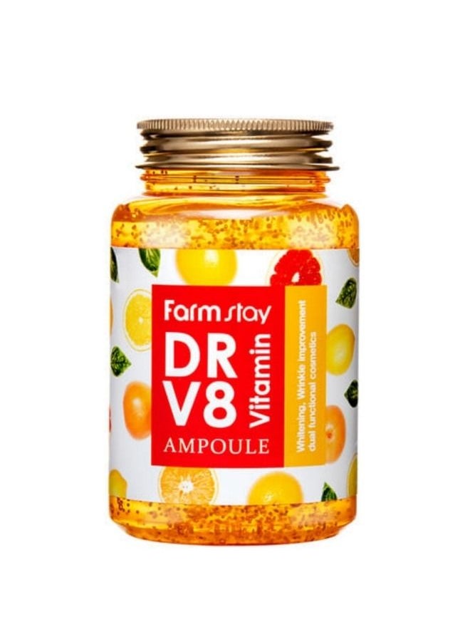 Farm Stay DR V8 Vitamin All In One ampoule 250ml  - Image 1