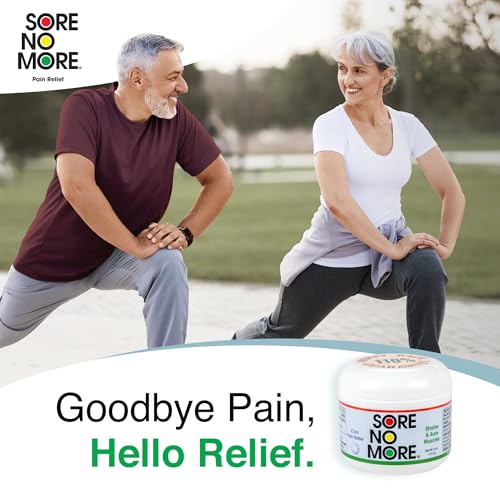 Sore No More Cool Relieving Gel for Aches & Pains in Muscles & Joints associated with Strains, Bruises & Sprains | Absorbs Quickly with a Refreshing Lemon Aroma | 4 oz Jar - Image 4