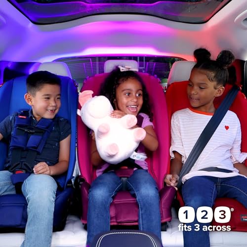 Diono Radian 3R, All-in-One Convertible Car Seat, Rear and Forward Facing, 10 Years 1 Car Seat, Slim Fit 3 Across, Pink Cotton Candy - Image 4