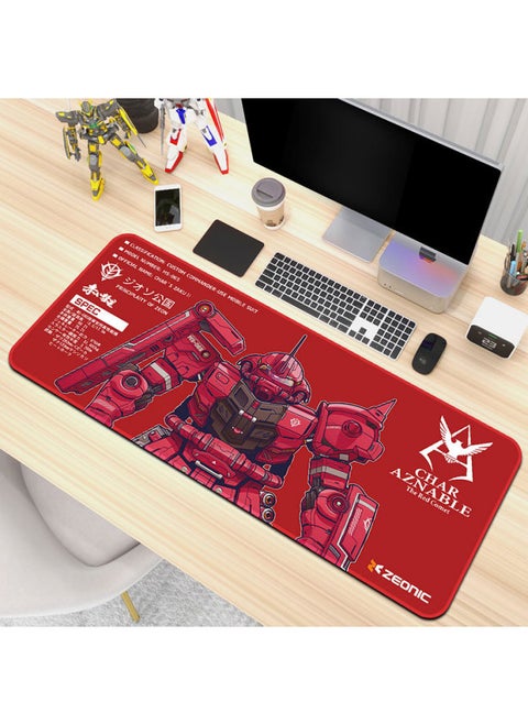 Gundam Mecha Style Anime Game Super Large Mouse Pad Thickened Personality Keyboard Pad Laptop Computer Office Desk Mat-Color:900x 400x 3mm Edge Lock-Pattern:Up To [22-23]]