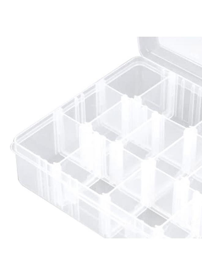Tactix 14-Compartment Utility Storage Box Clear  - Image 2