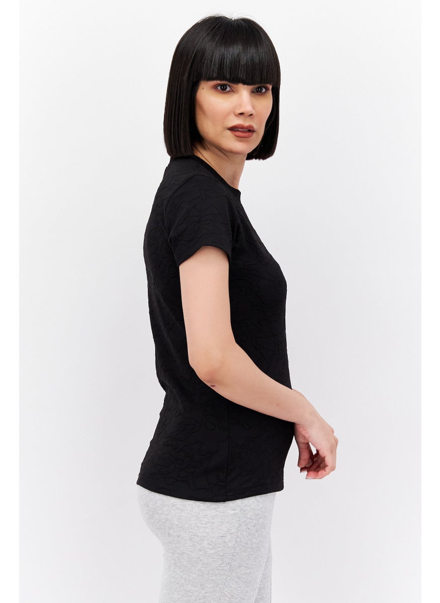 Puma x Select Women Sportswear Fit Short Sleeves Training T-Shirt, Black  - Image 2