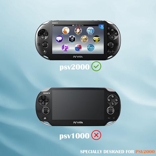 Gorliskl Ultra Clear Crystal Transparent Hard Shell Protective Case Cover Skin for Sony PlayStation PS Vita Slim PSV 2000 PCH-2000 Console - Image 3