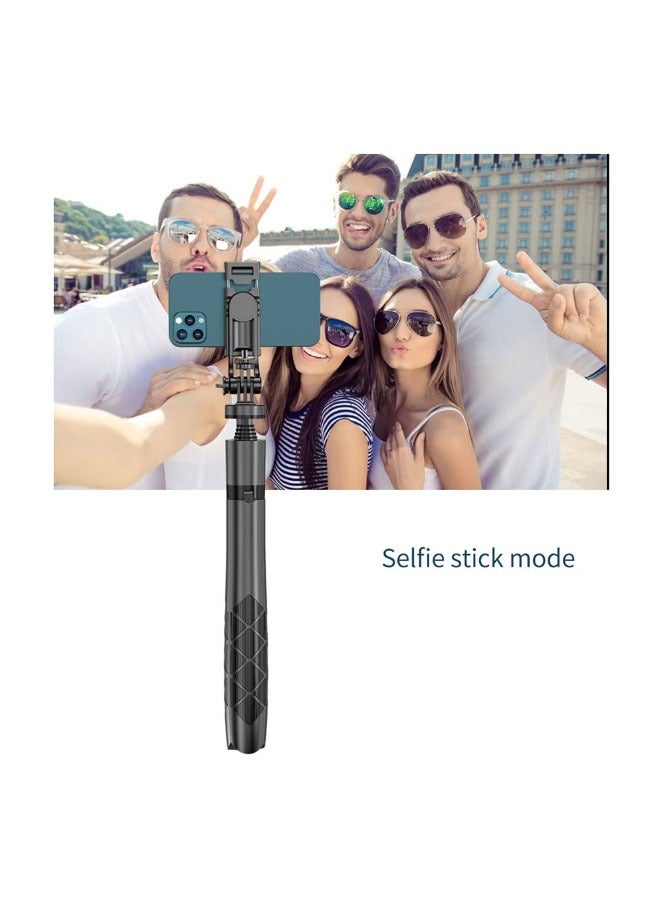 General Selfie Stick with Tripod Photo Telescopic Professional 4D for Mobile Phone, Camera, Action Camera/GoPro with Bluetooth Remote Control, Balanced Photo, Universal, Adjustable, Height 33-155cm  - Image 5