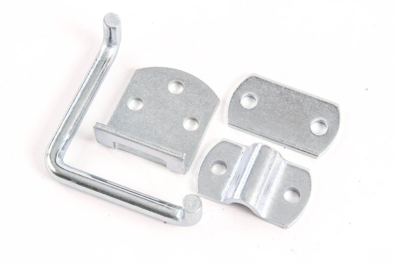 Red Hound Auto Stake Rack Gate Corner Latch 2 Pack Security Straight Mount Bent Bracket Utility Body Flatbed Trailer Wood Side - Image 4