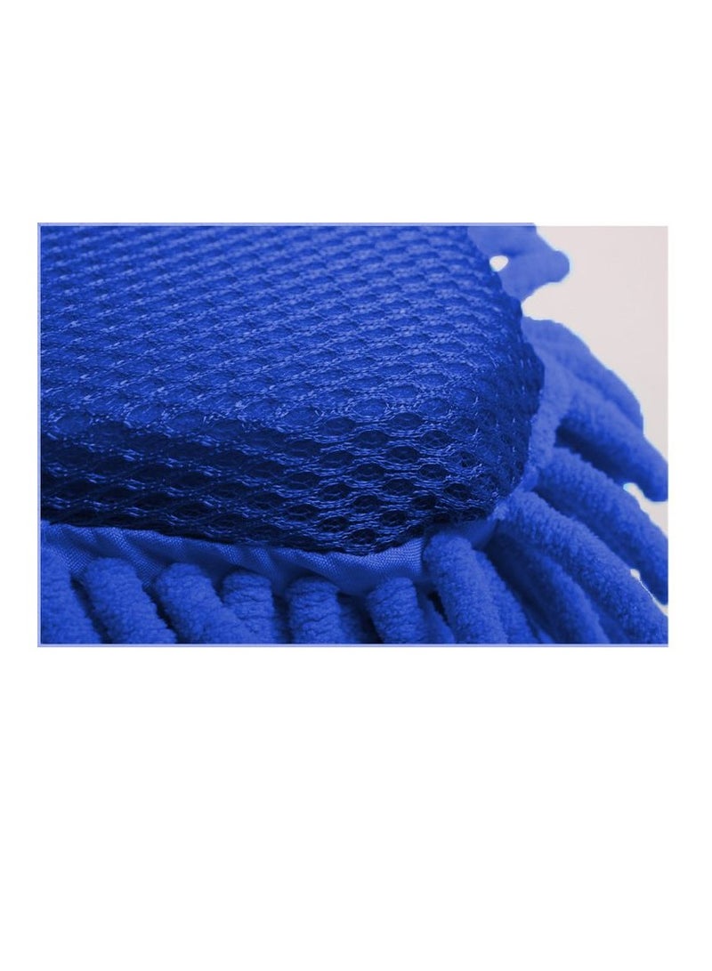 2 Piece Car Care Detailing Brushes Car Washer Sponge Cleaning Brushes Washing Sponge Blue - Image 5