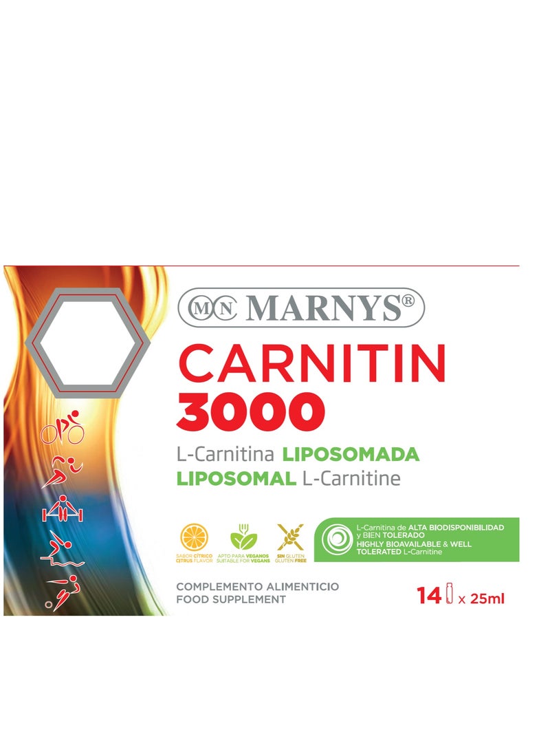 MARNYS - Marnys Carnitin 3000 - 14 Vials - Image 1
