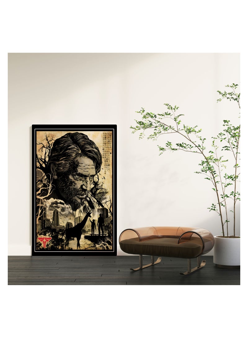 MODCLASS Wall Art Printed Canvas Frame The Last of Us Design  - Image 2