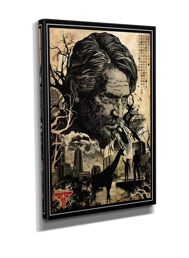 MODCLASS Wall Art Printed Canvas Frame The Last of Us Design  - Image 3