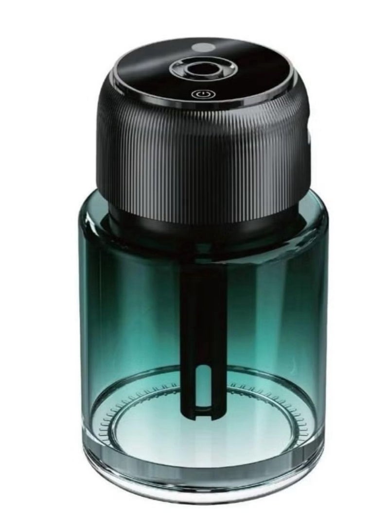 Car Fragrance Essential Oil Diffuser with Star Projection – Green Mini USB Aromatherapy Humidifier for Car, Home, Office & Bedroom | Cool Mist, Relaxing Atmosphere & Air Purification 160ml