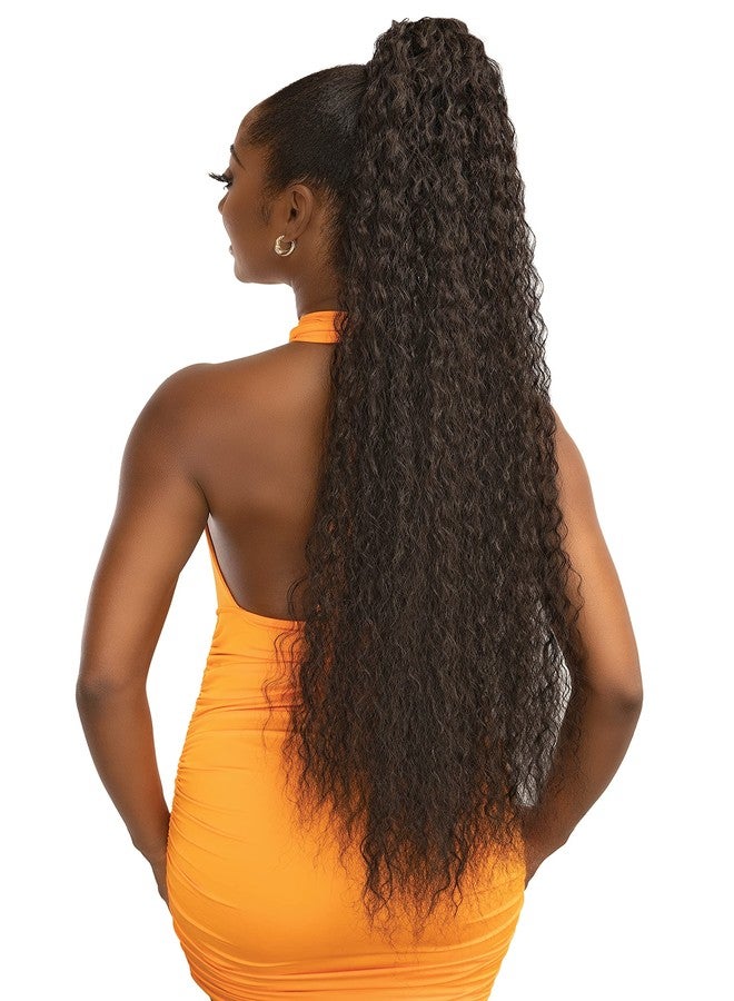 Janet Collection REMY ILLUSION Snatch&Wrap - Ponytail Extension - S/French 34", (1) - Image 2