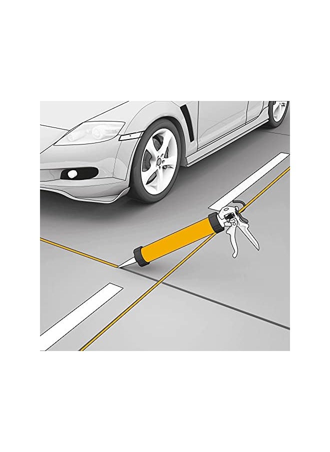 SIKA - Pro-3, Grey, High Performance Multipurpose Elastic Floor Joint Sealant, Moisture-Curing, Indoor And Outdoor Applications. 600 mlSa Useage - Image 1