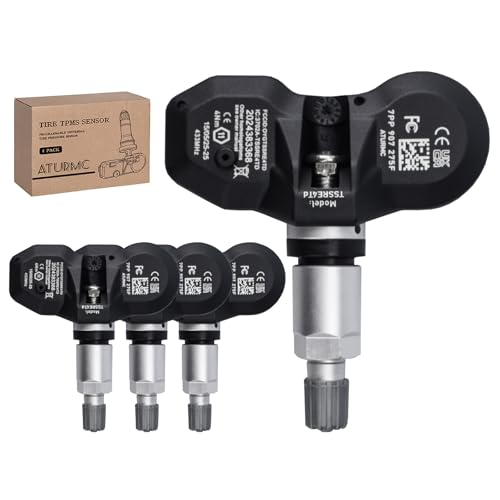 ATURMC Set of 4 TPMS Sensor Tire Pressure MonitoringSensor 433MHz Compatible with BMW Audi RS7 A6L RS6A8 Replaces 7PP907275F - Image 1