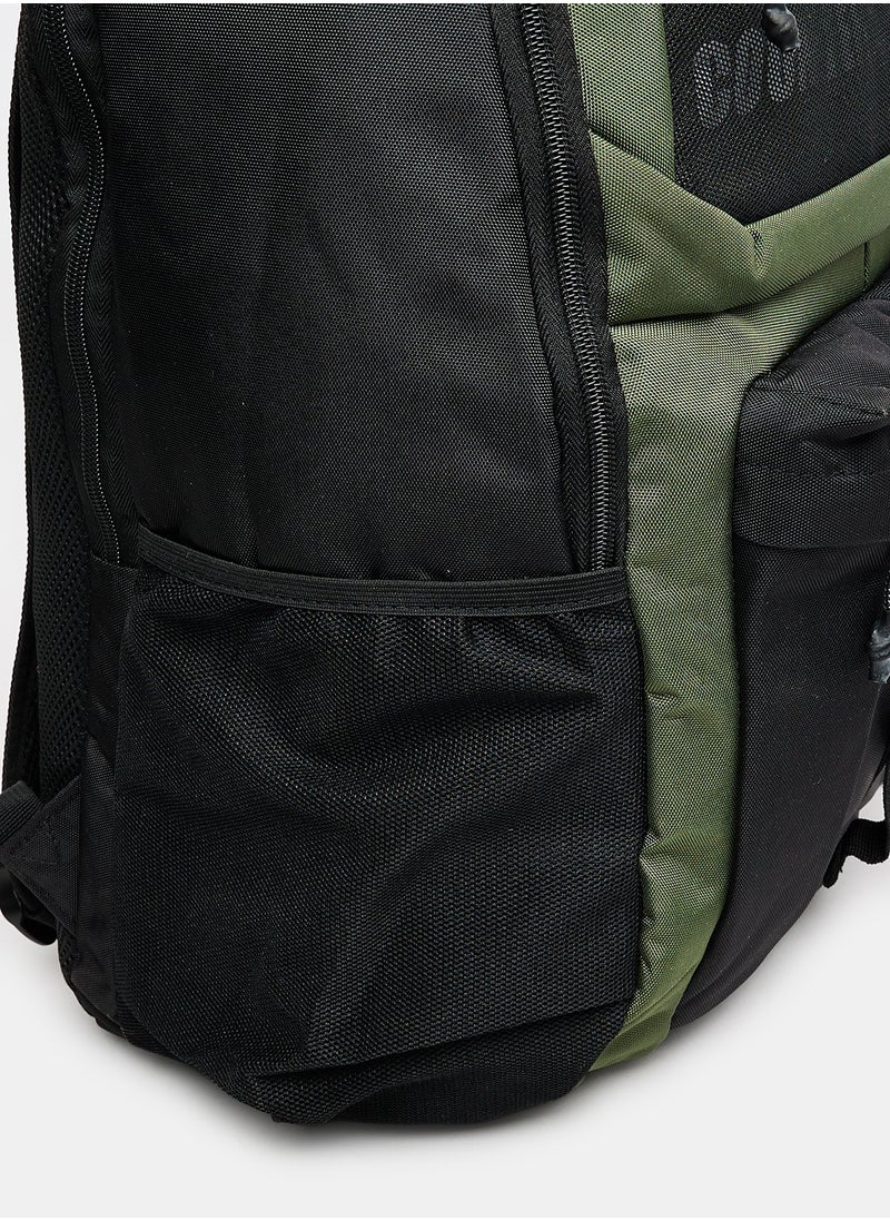 Generic Green & Black Laptop Backpack + Free gift (Multicolor)  - Image 2