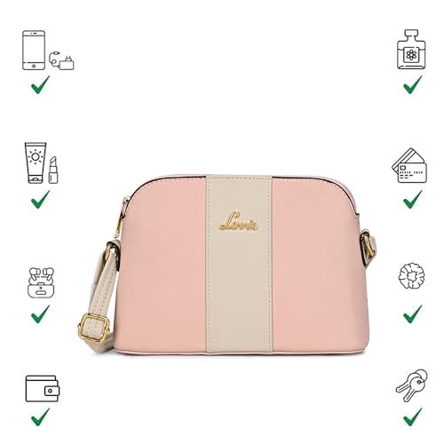 Lavie Women's Colour Blocked Dome Cross Body Sling Bag | Ladies Purse Handbag | Gift for Women - Image 5