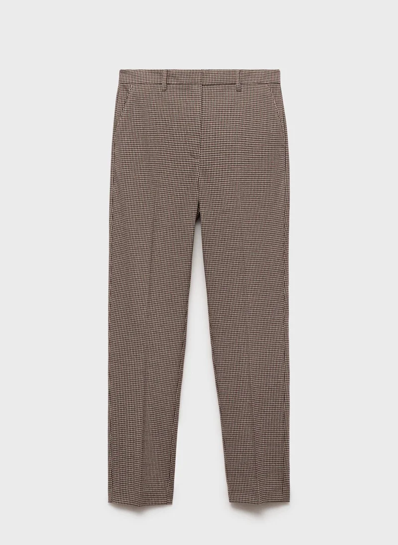 مانجو High Waist Stright Fit Trousers