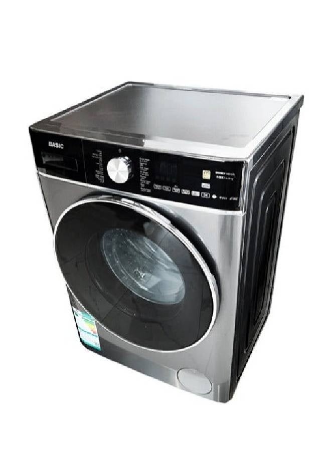 بازيك غسالة ملابس تعبئة أمامية - 10.5 كيلو - تنشيف 7 كيلو - رمادي - BAWMDF-M105S - Image 3