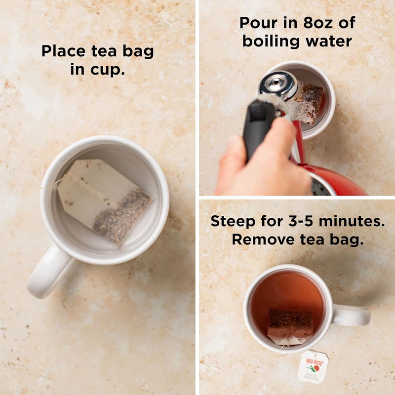 Red Rose Sweet Temptations Hot Chocolate and Marshmallow Herbal Tea - Caffeine-Free, Zero Calories, 18 Tea Bags - Image 3