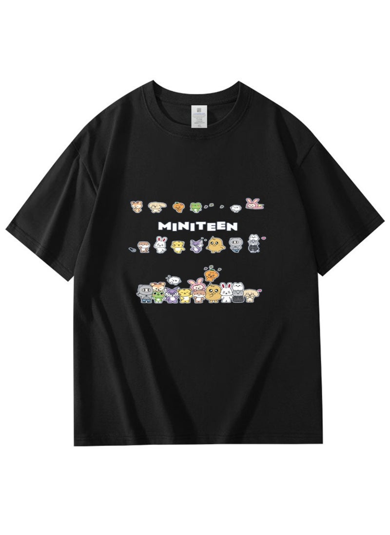 NIBEMINENT SEVENTEEN Printed Cotton Short Sleeves T-Shirt 