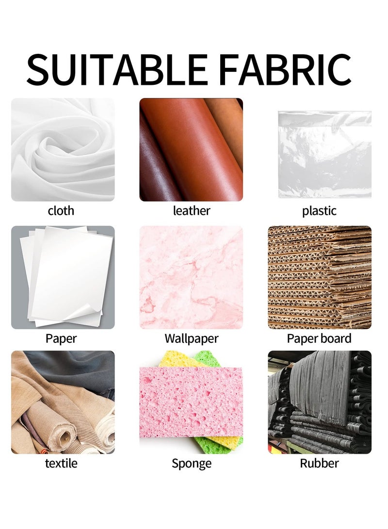 KASTWAVE 45mm Rotary Cutter, Rotary Fabric Cutter with 5pcs Extra Blades Ergonomic Handle Rolling Cutter with Safety Lock for Precise Cutting, Rotary Cutter for Fabric, Leather, Crafting, Sewing - Image 3