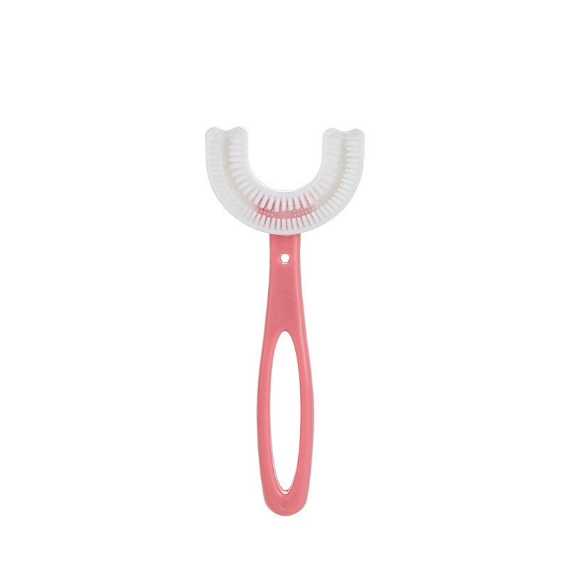 Generic Kids U-Shaped Manual Toothbrush for Ages 2-12 