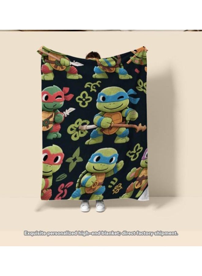 general Flannel thin blanket (warm and comfortable, suitable for sleep, gaming, dust removal and sandproof) 150cm*200cm - 506 - Image 1