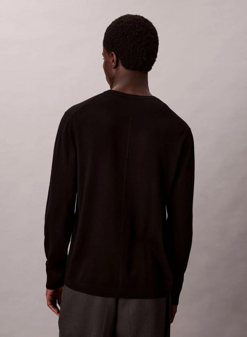 CALVIN KLEIN Merino Wool Classic Sweater - Image 5