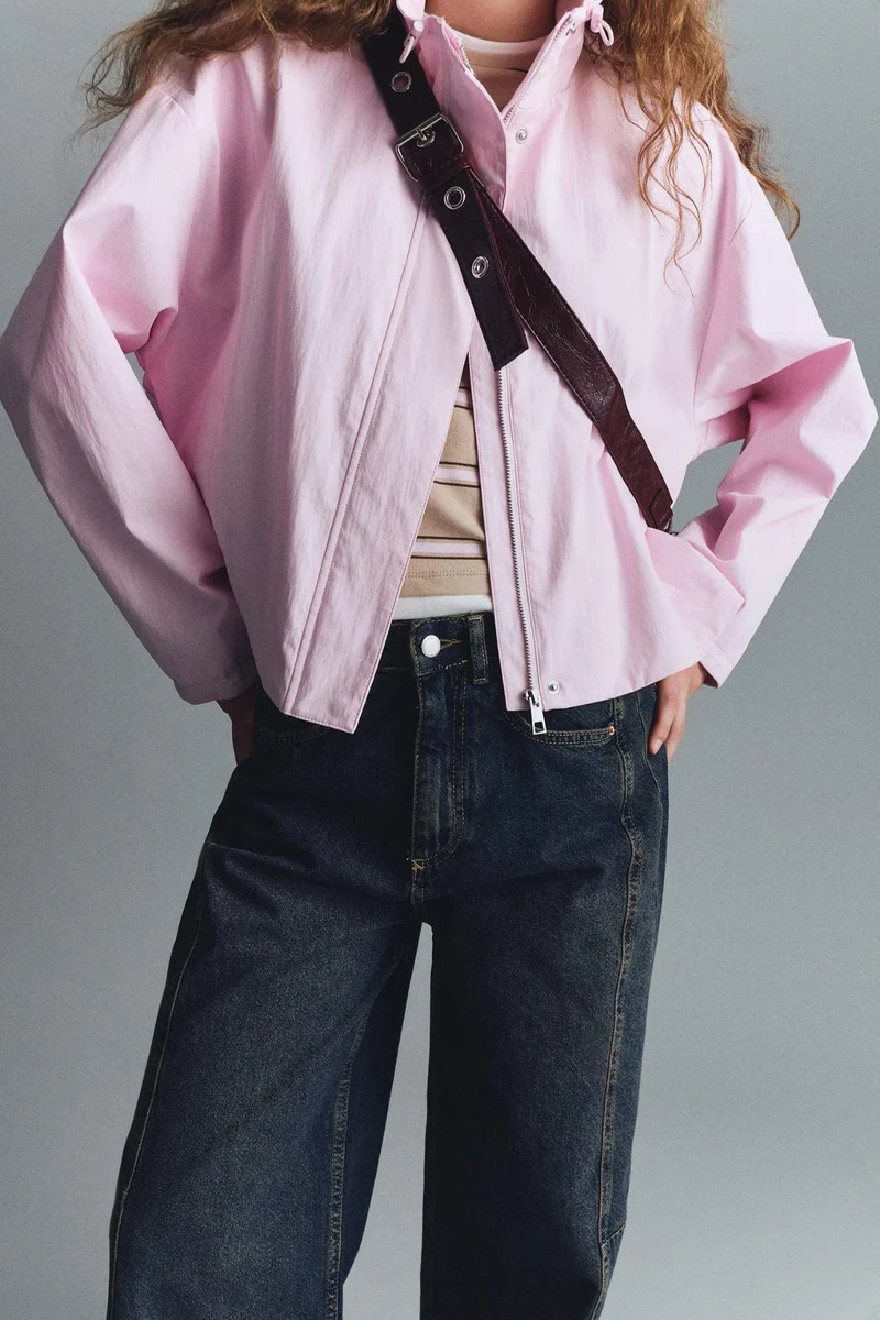 ديفاكتو Barrel Fit High Waist Long Jeans