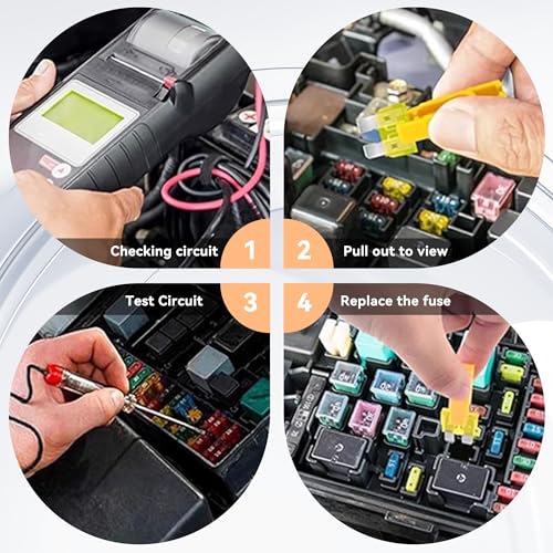 Tioollev 306PCS Car Fuses Assortment Kit, Mixed Vehicle Blade Standard & Mini & Low Profile Mini Fuse (2A 5A 7.5A 10A 15A 20A 25A 30A 35A),Replacement Accessories for RV, Truck, Auto (306PCS) - Image 5