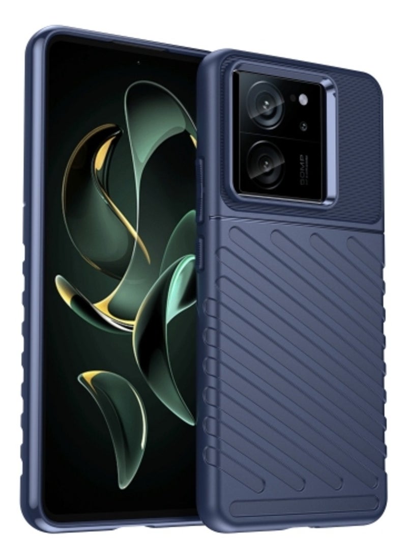Generic - Case for Xiaomi Redmi K60 Ultra Thunderbolt Shockproof Soft Tpu Phone Case Blue - Image 1