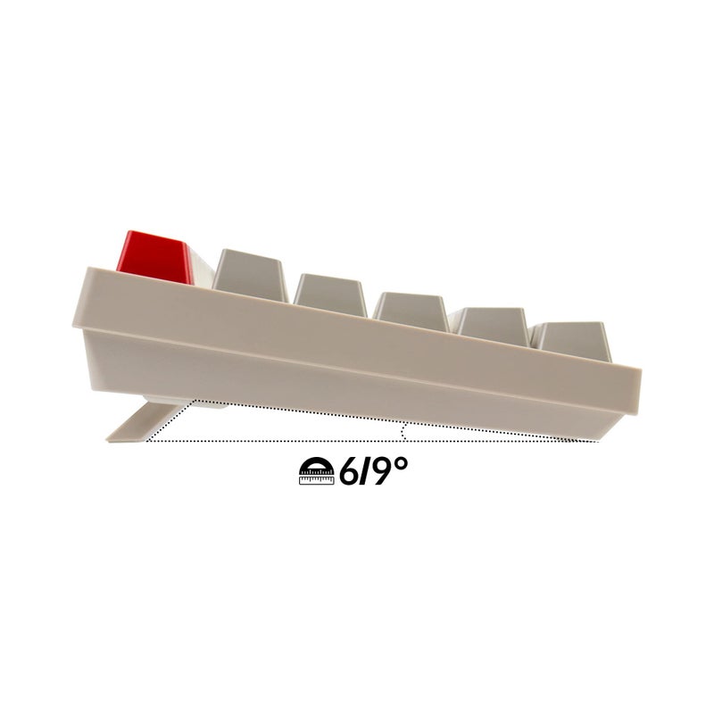 Keychron C2 Full Size Wired Mechanical Keyboard Compatible with Mac, Keychron Red Switch, 104 Keys ABS Retro Color Keycaps Gaming Keyboard for Windows, USB-C Type-C Braid Cable - Image 5