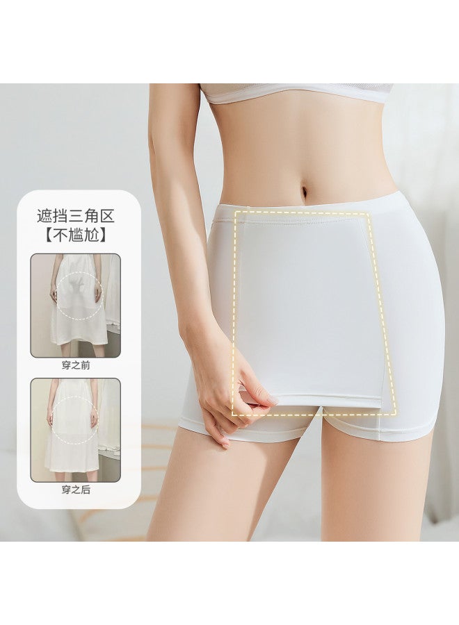 LANG SHA High-Waisted Seamless Anti-Peeking Safety Shorts For Women, Non-Rolling Flat Leg Underwear - Image 3