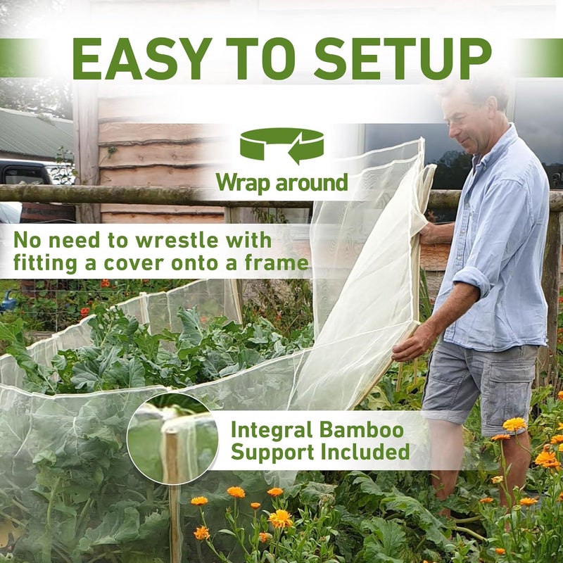 Bosmere Tierra Garden 504000 2Pack Haxnicks Micromesh Pest and Wind Barrier - Image 3