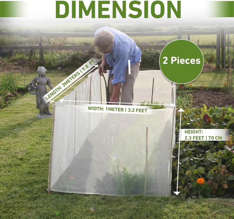 Bosmere Tierra Garden 504000 2Pack Haxnicks Micromesh Pest and Wind Barrier - Image 5