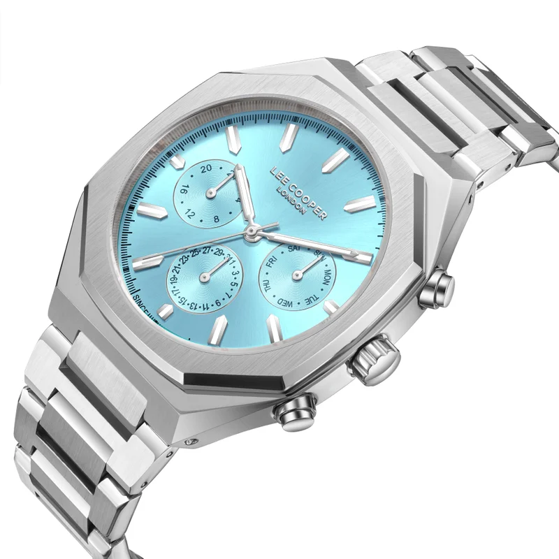 Lee Cooper Men's METAL Multi Function Watch LC08045.301 - 43 mm