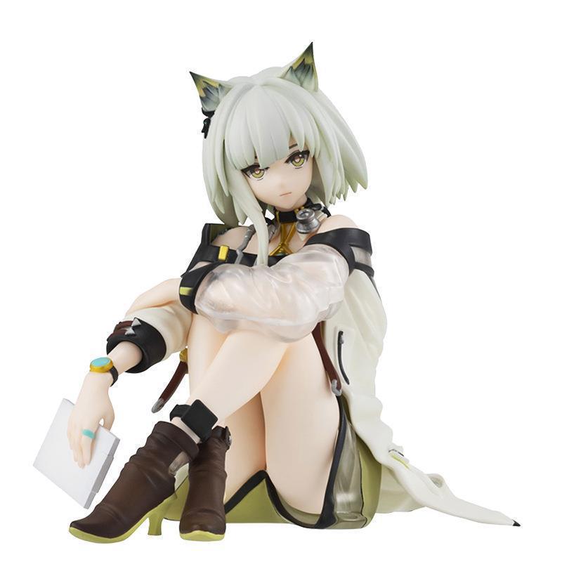 Kal'sit Energy Connection Figure - Seated Anime Girl PC Case Ornament - Image 1