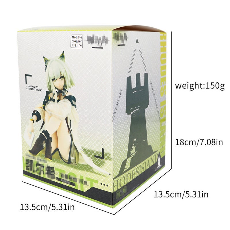 Kal'sit Energy Connection Figure - Seated Anime Girl PC Case Ornament - Image 2