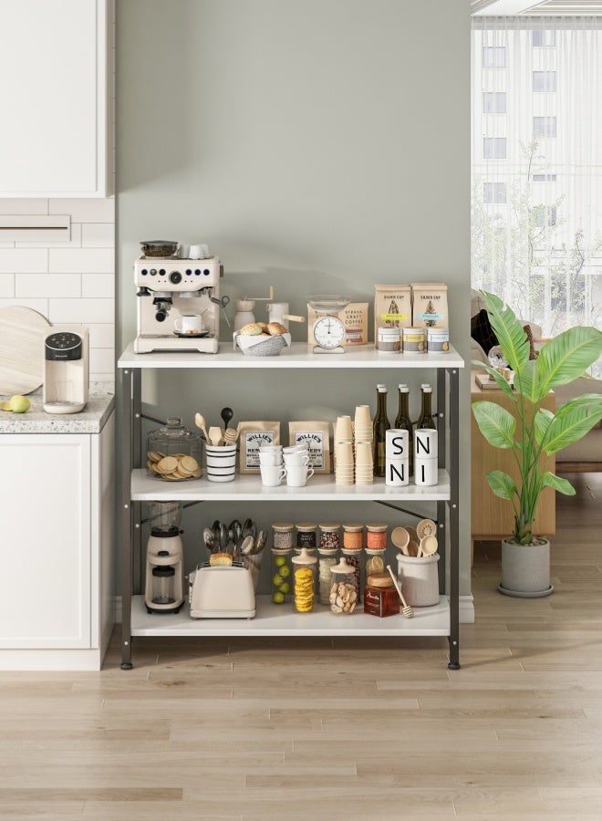 Harlan 3-Tier Coffee Corner Table, Minimalist Coffee Station Shelf, Kitchen Storage Rack, Console Table with Storage, Modern Versatile Utility Rack for Living Room, Hallway, Foyer, Entrance, Kitchen. - Image 2