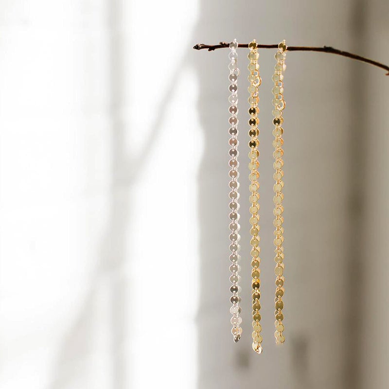 CHESKY 14K Gold Plated Disc Choker Necklace Dainty Coin Adjustable Tattoo Choker Simple Flat Discs Necklace Women Jewelry - Image 5