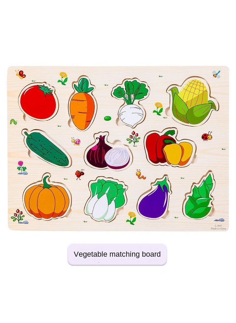 Y&D Children's Wooden Puzzle Hand Held Puzzle Toy  - Image 1