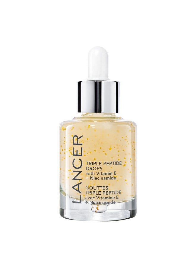 lancer Skincare Triple Peptide Drops With Vitamin E Daily Antiaging Face Serum With Hydrating Hyaluronic Acid 1 Fluid Ounce - Image 1