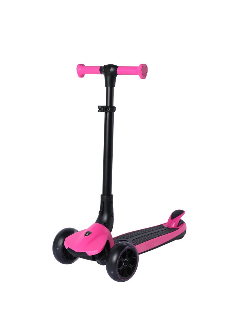 LAMBORGHINI Lamborghini Kids Scooter - 3-Wheel, Adjustable Height, Foldable, Luminous Led Wheels, For Ages 3+  - Image 1