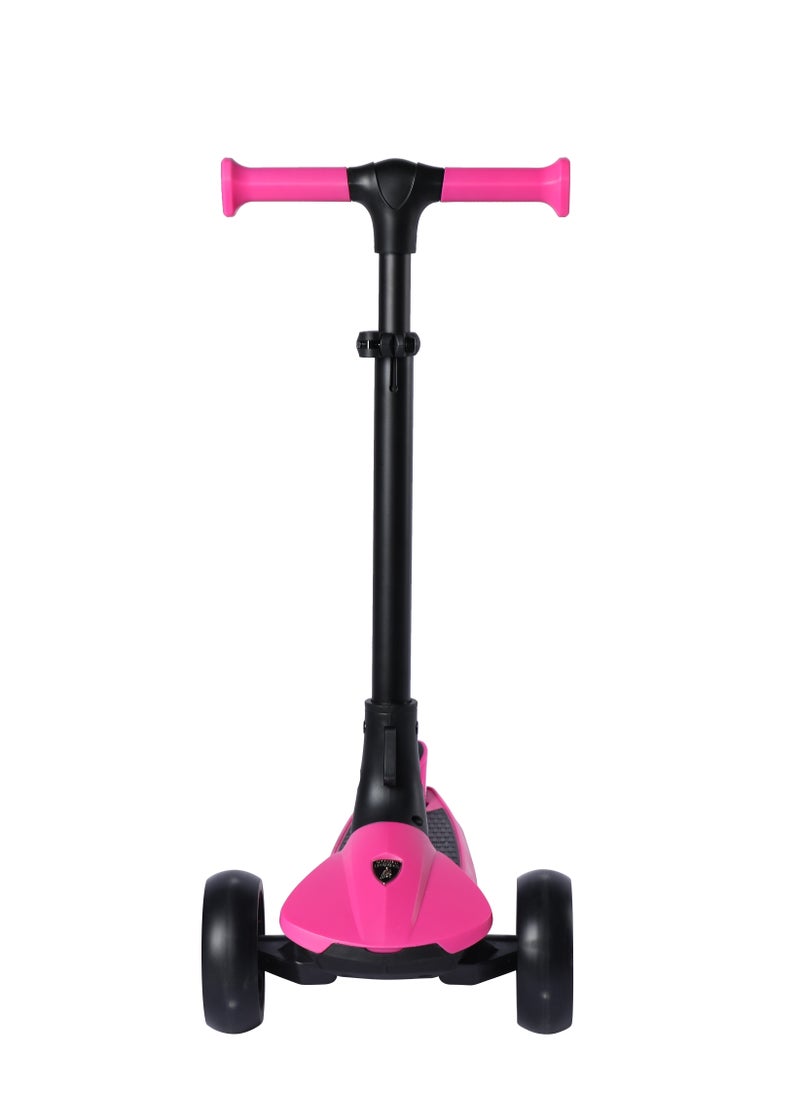 LAMBORGHINI Lamborghini Kids Scooter - 3-Wheel, Adjustable Height, Foldable, Luminous Led Wheels, For Ages 3+  - Image 3