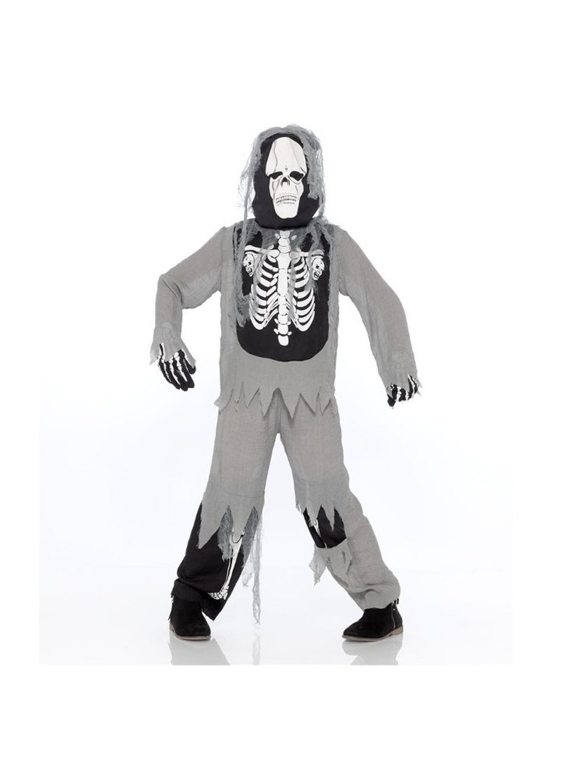 MAD TOYS Ghostly Skeleton Kids Halloween Costume  - Image 2
