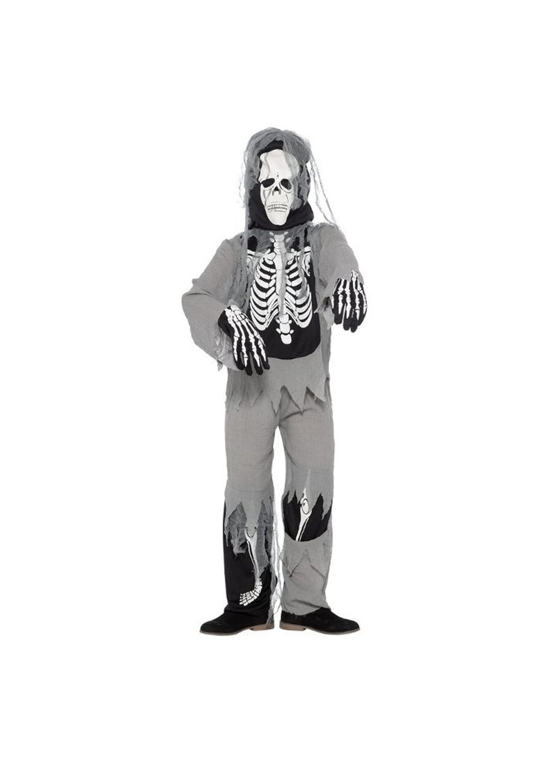 MAD TOYS Ghostly Skeleton Kids Halloween Costume  - Image 1