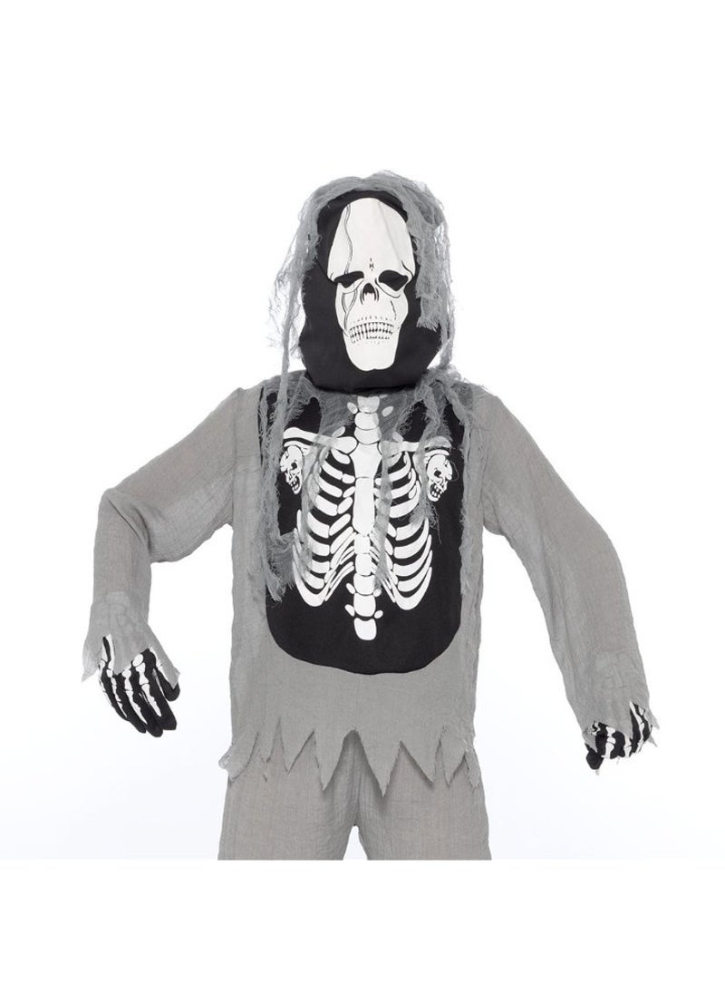 MAD TOYS Ghostly Skeleton Kids Halloween Costume  - Image 4